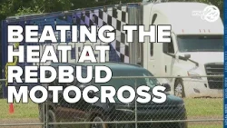 Beating the heat at RedBud Motocross in Buchanan