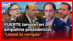 Fuerte tensión entre empalme de Abelardo De La Espriella y Gustavo Petro: "Usted lo rompió"