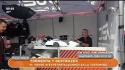 Encarnación hit by storm during the Rally World Championship