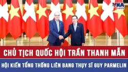 National Assembly Chairman Tran Thanh Man meets with Swiss Confederation President Guy Parmelin -...