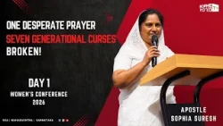 Rophe TV: Power Of One Desperate Prayer | Apostle Sophia Suresh | Women's Conference 2026 Day 1