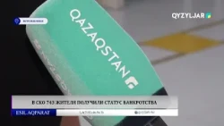 743 North Kazakhstan residents have been granted bankruptcy status