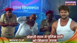 Independent Day Khesari Lal Special - खेसारी लाल ने पुलिस वाले को सिखाया सबक - Shubhi Sharma