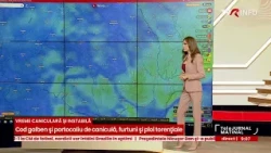 Cod galben și portocaliu de caniculă, furtuni și ploi torențiale