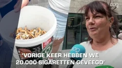 Peukenzoekgroep gaat met grijpers en stofzuigers strijd aan tegen sigarettenpeuken