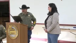 Owyhee County Sheriff's Office employees receive agency's highest service award