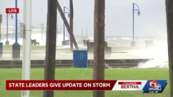 Tropical Storm Bertha brings heavy wind, choppy waves to New Orleans lakefront