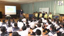 June 26 (Fri) Heatstroke Prevention Seminar Held at a Junior High School in Shintomi Town, Featur...