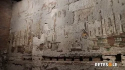 Baths of Trajan, restoration of the great exedra and underground gallery completed