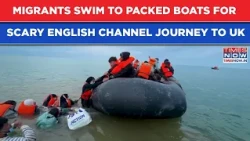 Amid UK Immigration Protest, 1000 Migrants Swim To Packed Boats For Scary English Channel Journey