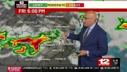First Alert Forecast: Hotter and more humid Thursday (Aug. 13)