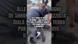 A Senegalese man was forcefully arrested by Italian police at the Baobab restaurant in Milan.