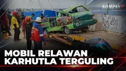 Volunteer Firefighter Vehicle Overturns En Route to Wildfire in Samarinda, 1 Injured | SAPA PAGI