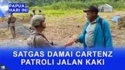 ENSURING A SECURE ENVIRONMENT, DAMAI CARTENZ TASK FORCE CONDUCTS FOOT PATROL