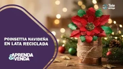 Elegant Poinsettia Made from Aluminum Cans 🎄✨| Learn and Sell