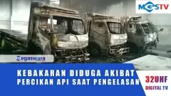 CILEUNGSI STYROFOAM FACTORY FIRE, SEVEN TRUCKS ALSO BURNED OUT