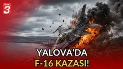 F-16 Crash in Yalova! | Pilot of F-16 That Crashed During Training Flight Survives via Ejection S...