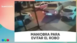 SAW the CRIMINALS and MANEUVERED his TRUCK to ESCAPE #BuenTelefe