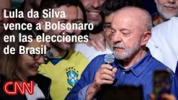 "It was a defeat for lies": Lula wins in Brazil and Bolsonaro does not recognize the results