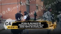 Con sistema de videovigilancia y ruta de escape; así era el escondite de La Unión Tepito