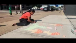 Appleton Chalk Walk brings Houdini-themed art to downtown