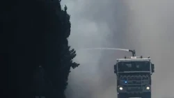 Un incendio forestal avanza al sur de París durante la ola de calor