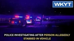 Police investigating after person allegedly stabbed in vehicle