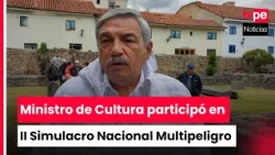 Cusco: Minister Beingolea highlights the importance of drills at archaeological sites