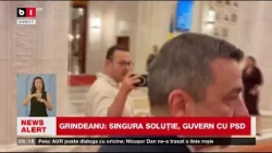GRINDEANU: Fără PSD nu EXISTĂ MAJORITATE.Singura SOLUȚIE, GUVERN cu PSD.