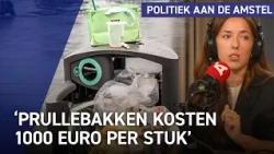 Nieuwe prullenbakken in strijd tegen afvalcrisis nu al opengebroken