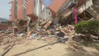 Rescue mission expands with aid from 24 countries as aftershocks continue