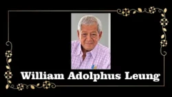 Death Announcement - William Adolphus Leung