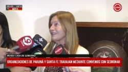 Organizaciones de Paraná y Santa Fe trabajan mediante convenios con Sedronar - 30/09/26
