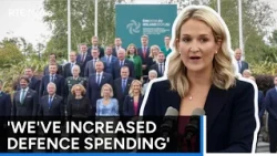 Minister for Defence Helen McEntee defends Ireland's security spending at EU gathering | RTÉ News