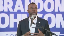 Mayor Brandon Johnson announces his plans to run for reelection