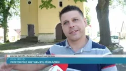 PROSTOR PŘED KOSTELEM BYL PŘEDLÁŽDĚN