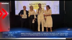 MIREL FLEANCU, FOUNDER OF THE BIZZ CLUB TÂRGOVIȘTE COMMUNITY, AT THE 2026 ENTREPRENEUR GALA