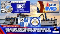 Civil Society Groups Demand Replacement Of BK With Forensic Salvage Experts To Raise MV Barima