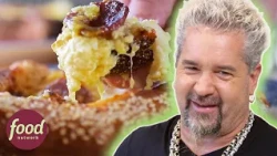 Guy Fieri Tastes An Outrageous Georgian Cheese Bread In Hollywood! | Diners, Drive-Ins, And Dives