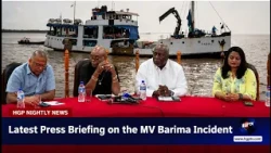 GOVERNMENT PRESS CONFERENCE ON THE MV BARIMA TRAGEDY