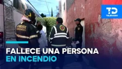 Firefighters discover a body after putting out a house fire in Venustiano Carranza