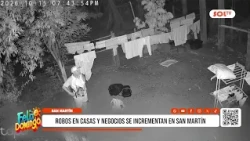 08 San Martín Rising rates of home and business robberies in San Martín