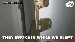 Family asleep as burglar breaks into northeast DC apartment