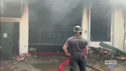 Incendio Colledara - Continuano le operazioni di spegnimento