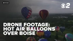 A drone's view of the Spirit of Boise