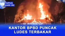 PUNCAK REGIONAL DISASTER MANAGEMENT AGENCY OFFICE BURNS DOWN, ENTIRE BUILDING DESTROYED