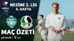Kırklarelispor vs. Sakaryaspor | Nesine 2nd League Week 5 Match Highlights