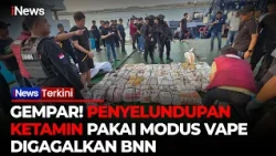 BNN Amankan 800 Kg Ketamin di Natuna Utara, Diselundupkan Lewat Liquid Vape! | iNews Tekini