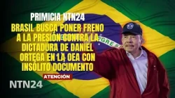NTN24 Exclusive: Brazil seeks to curb pressure on the Daniel Ortega dictatorship at the OAS