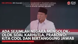 Sejumlah Negara Mengolok-olok soal Karhutla, Prabowo: Kita Cool dan Bertanggung Jawab | IDXC UPDATE